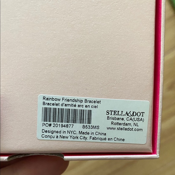 Stella & Dot Rainbow Friendship Bracelet - Picture 2 of 2
